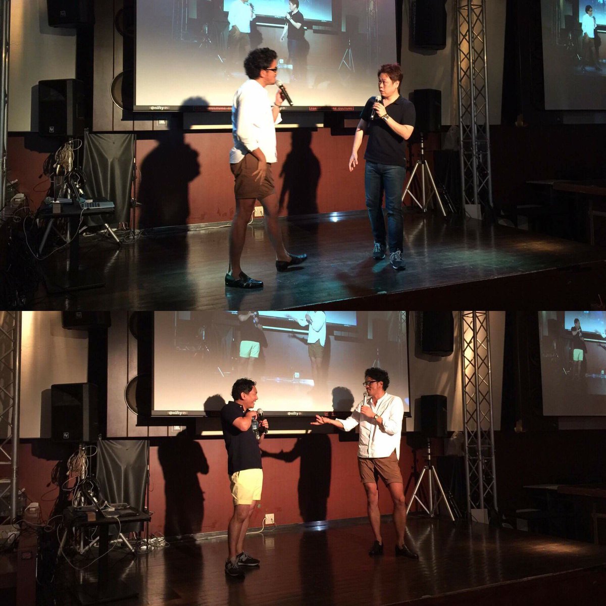 オクノヤさんに守られてるんでってめっちゃ自由だった2人。