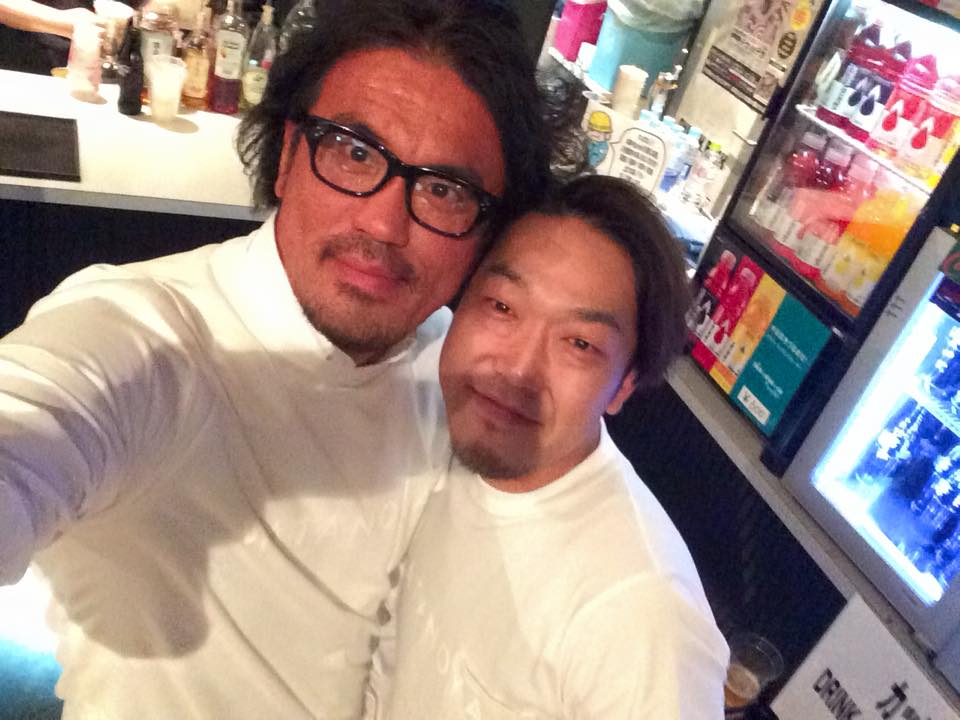 我孫子コンクスのジャーマネ、アツシとのツーショット。