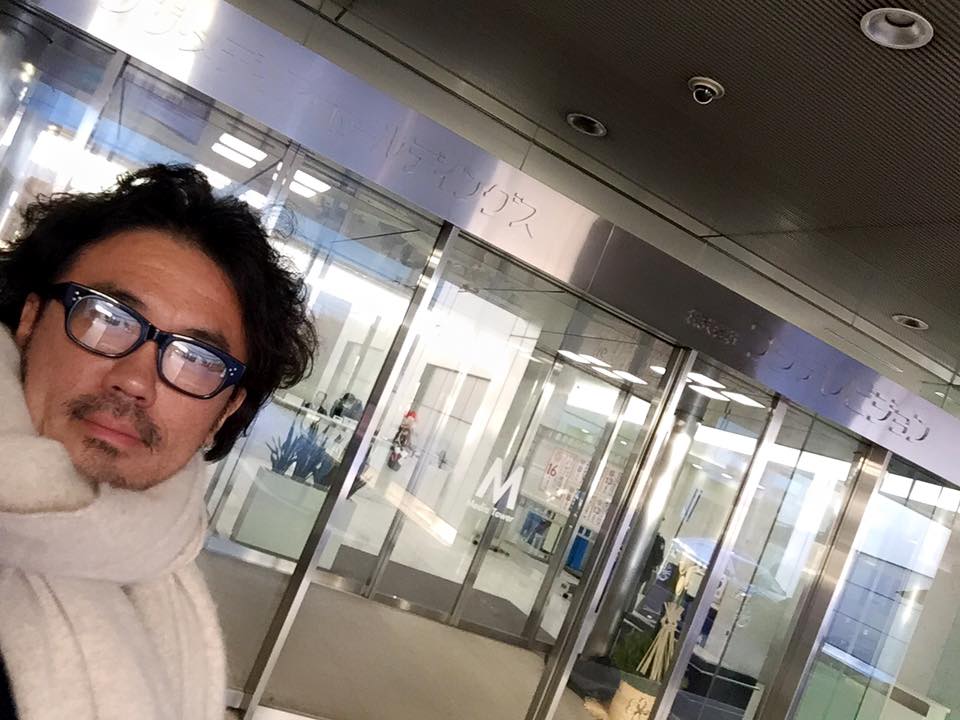 お台場フジテレビの玄関より。