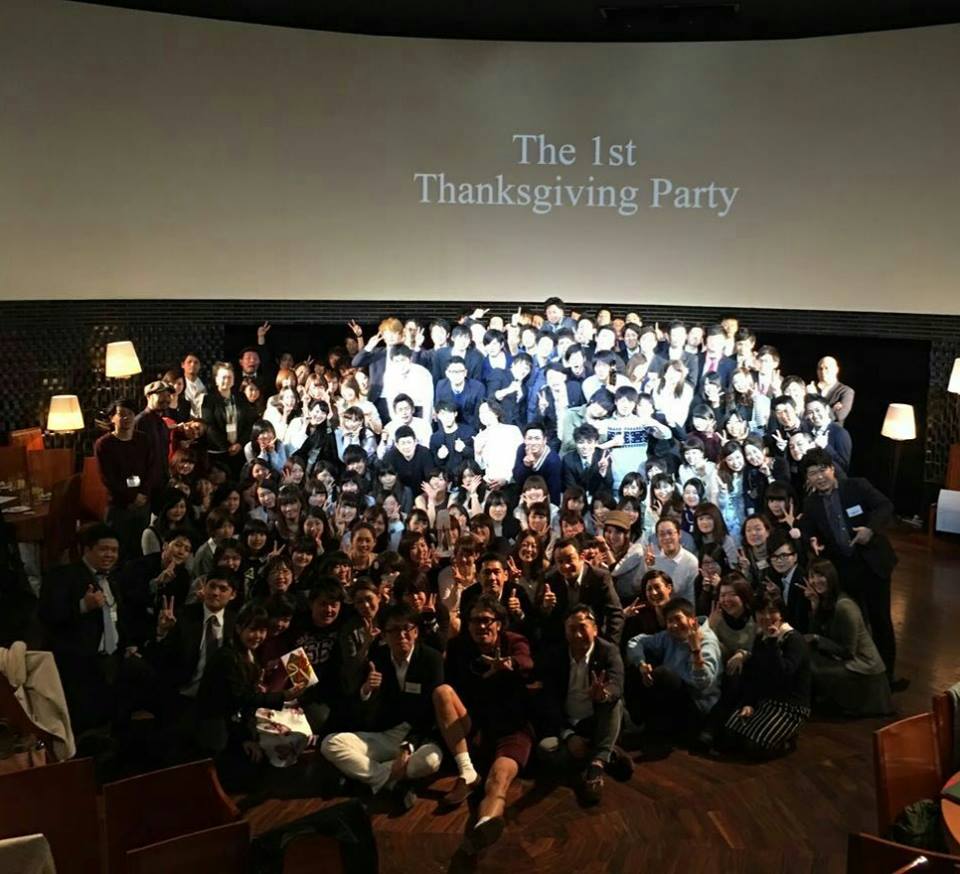 馬場さんの会社の集合写真。