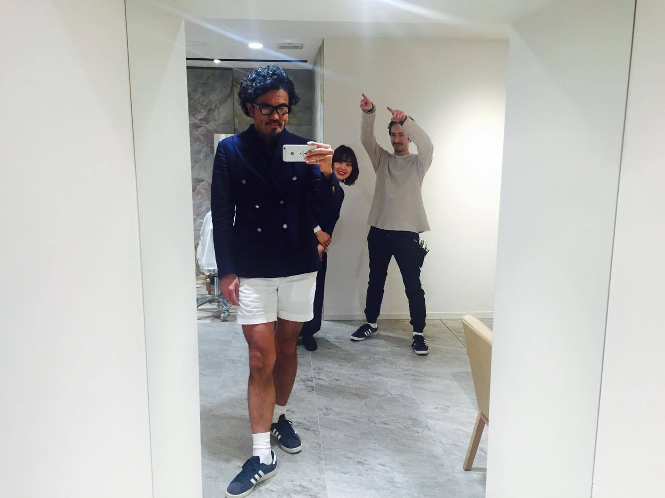 新宿AVEDAの浦川さん。と、村上くん。いつもありがとー。