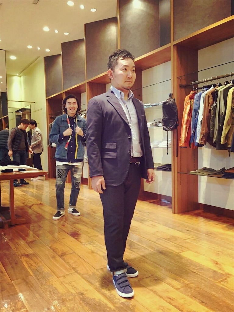 これがケイスケが提案した全身コーディネートです。