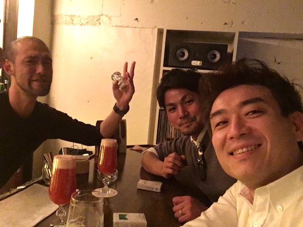 ボクは撃沈して行けなかったけど、しんちゃんもヒラヤマと。