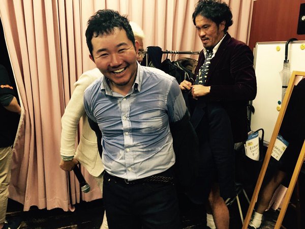 こんなに汗ビショビショになっちゃうんだからね。