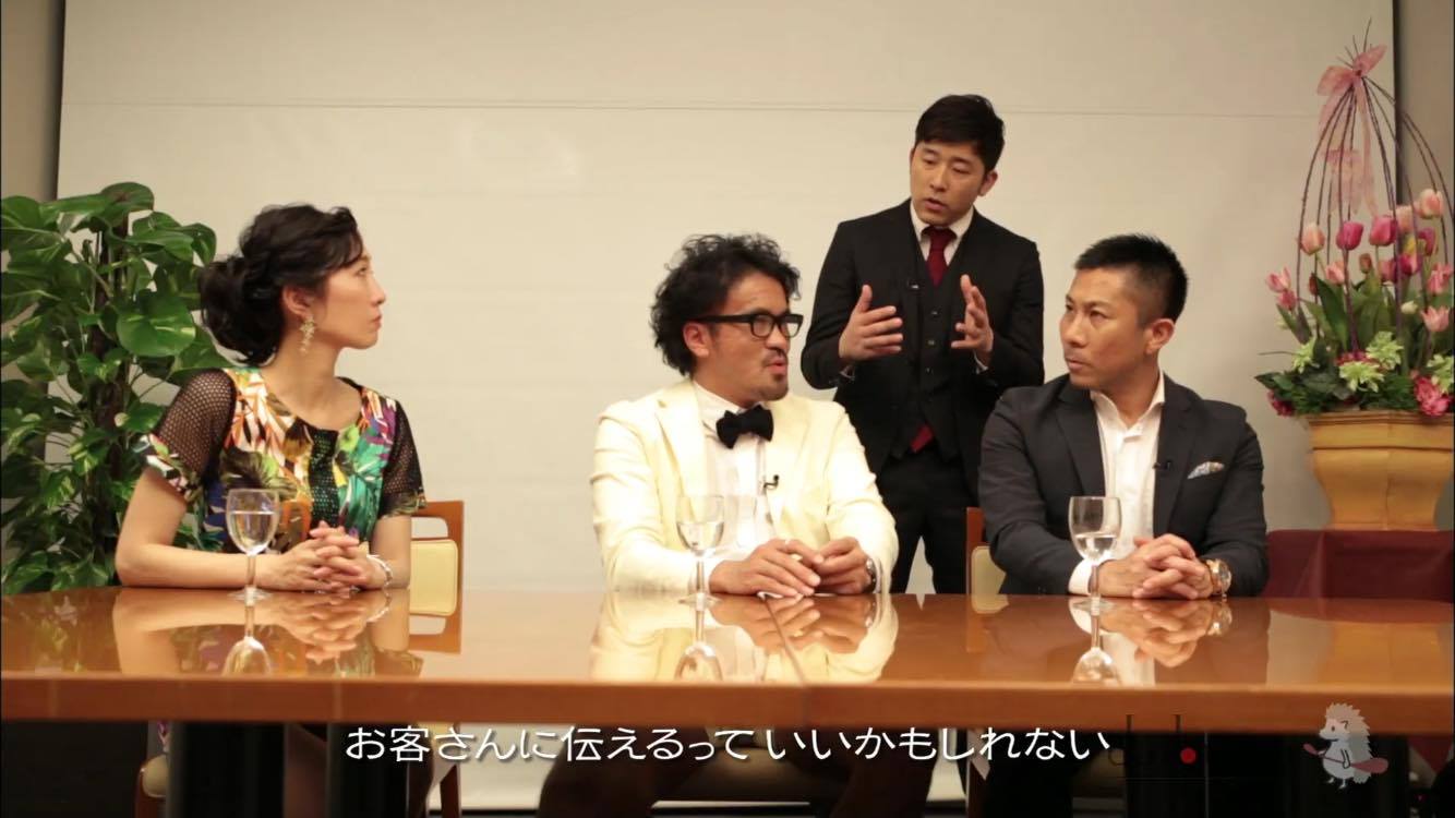 テレビの中もいつものオクノヤさん。