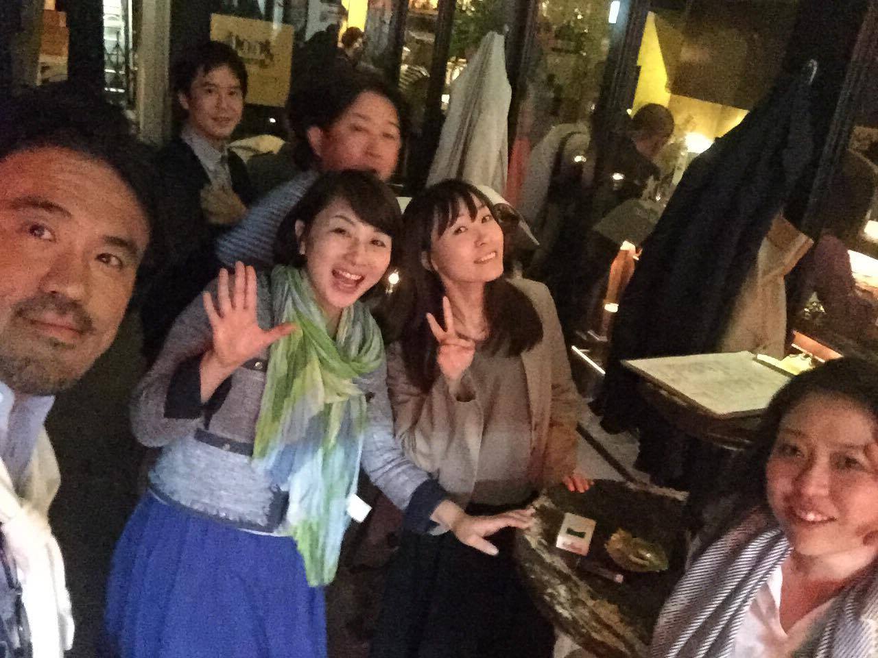 企画してくれたセルバの皆さんと懇親会。よっしー、色々ありがとね!