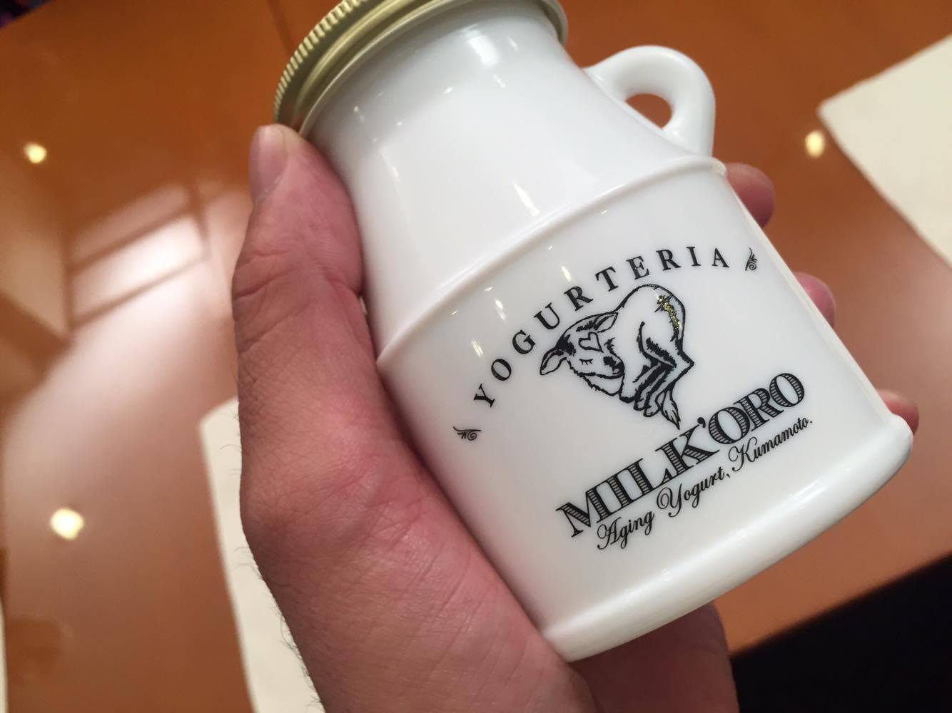 MILK’OROのエージングヨーグルト。