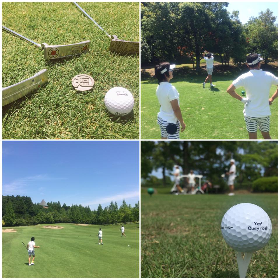 そう。チーム短パンゴルフコンペの打ち上げゴルフでしたからね。