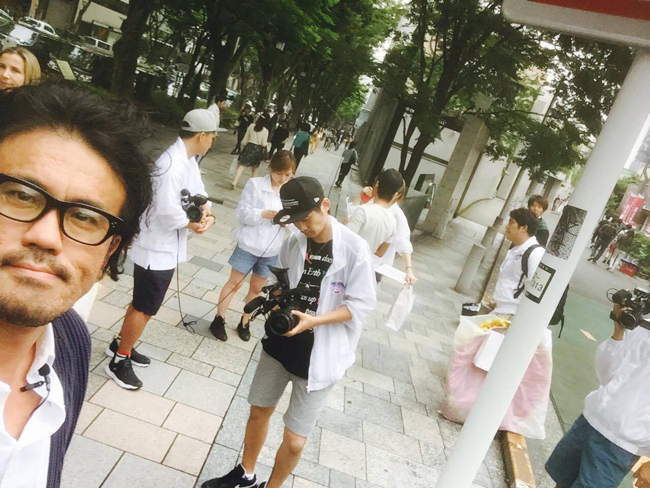 表参道でのロケも楽しかったー。