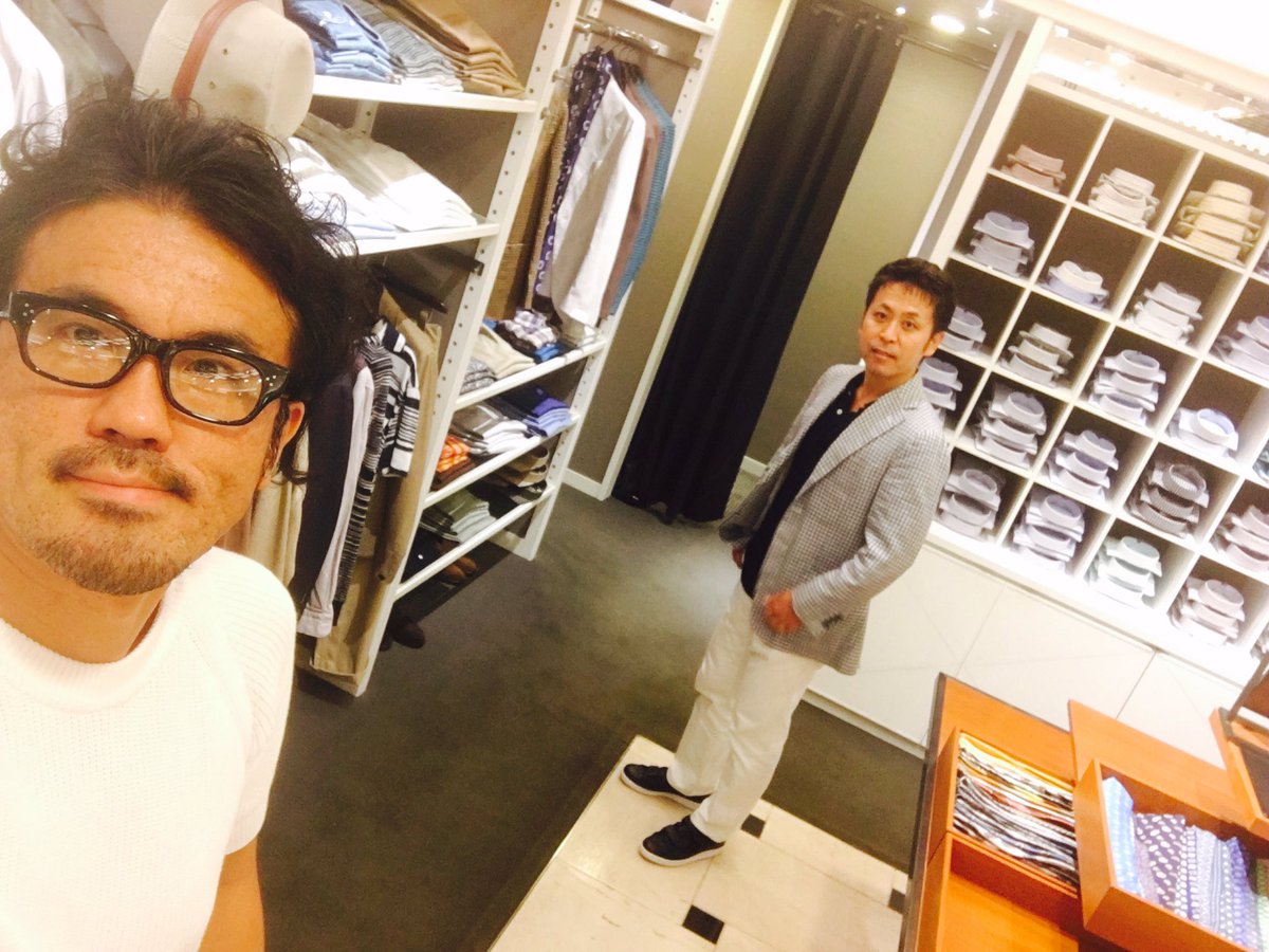 彼のコーディネートは全てボクがやっています。