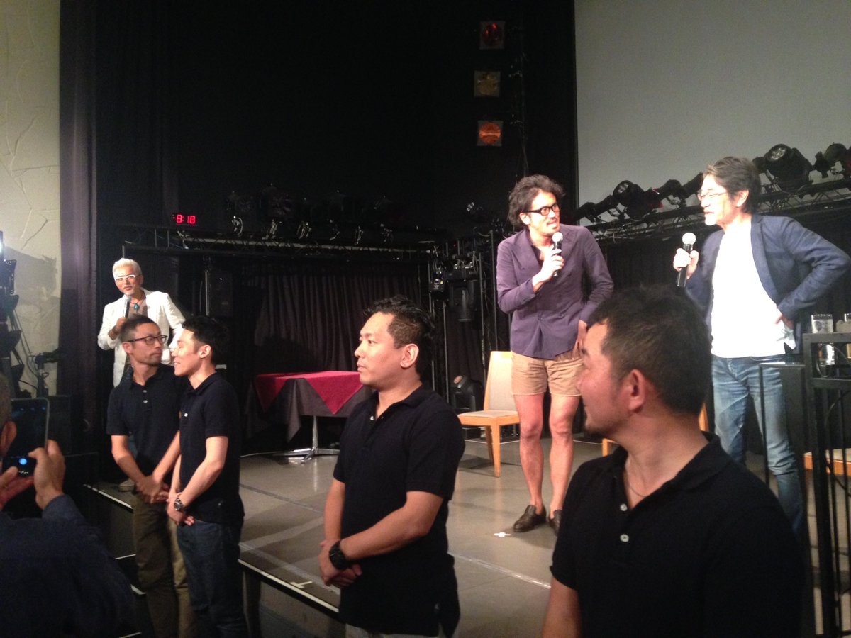 ボクも少しだけ舞台に上がりました。SP付きです。