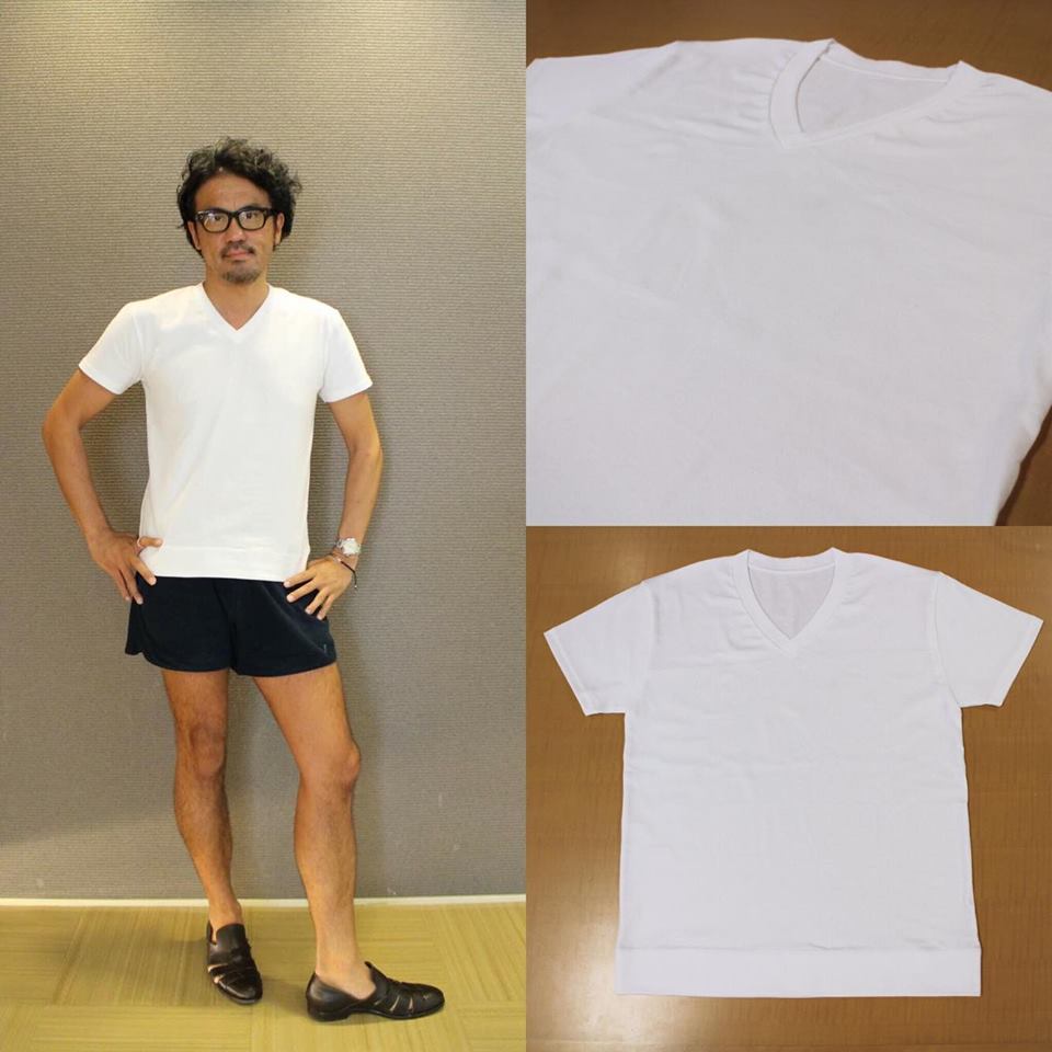 次にこれ。VネックTシャツ。