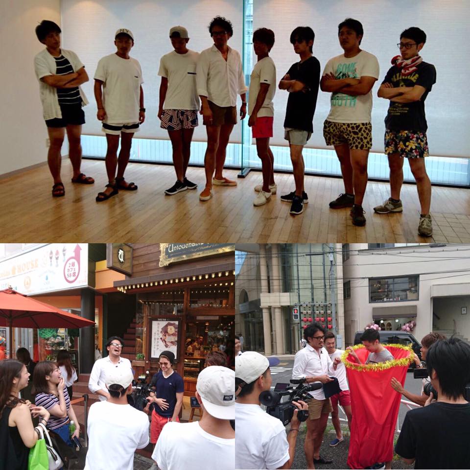 先日の表参道、原宿のロケ風景。