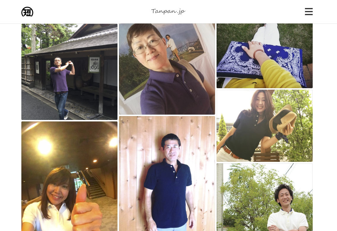 前回のポロシャツ、短パンのフォトギャラリーはここをクリックしてね。