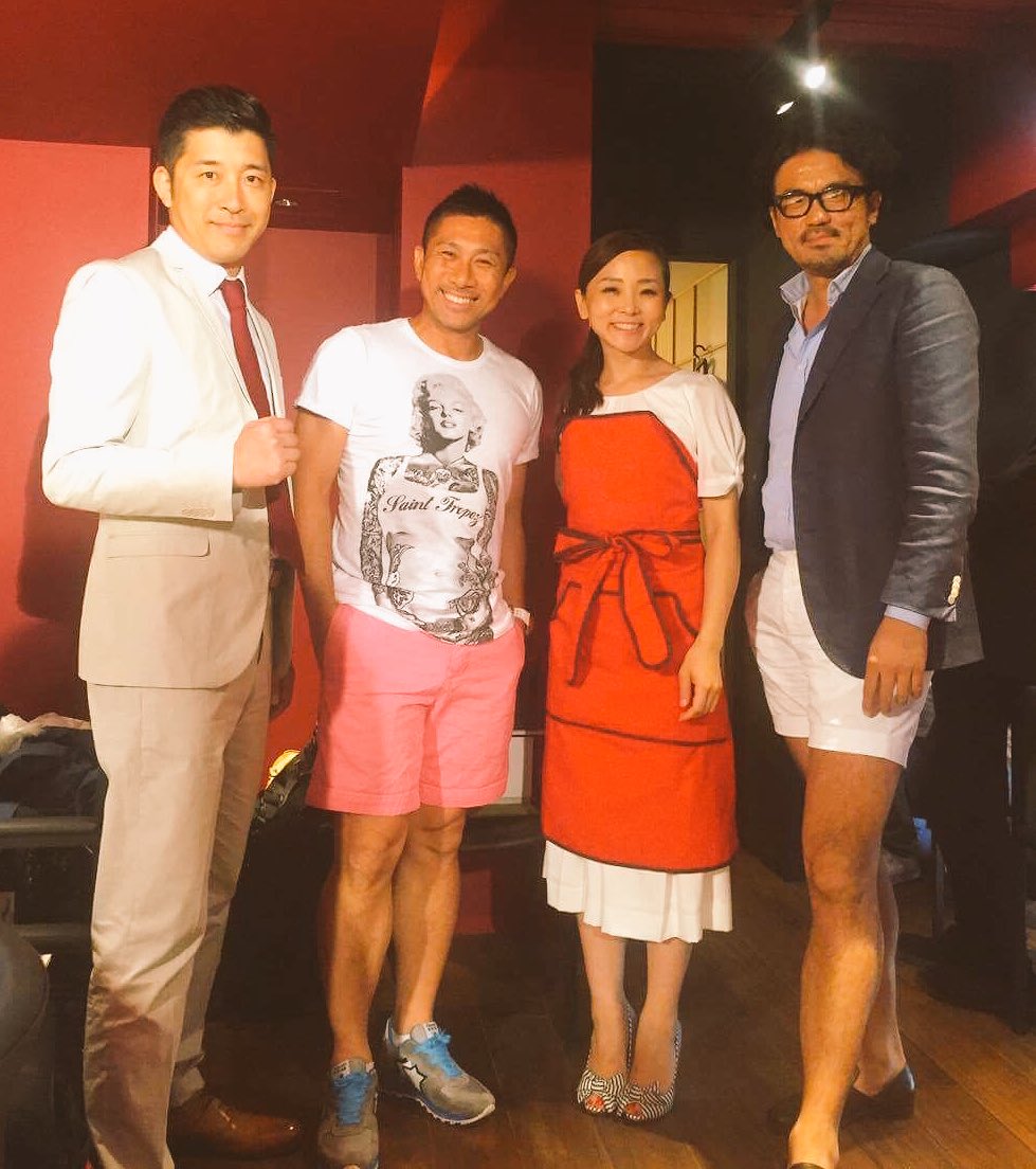 いつものメンバーと収録後に。