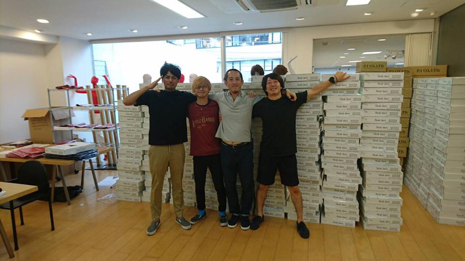 右からスミさん、カトタツ、ヒロナガ、ヒラヤマ