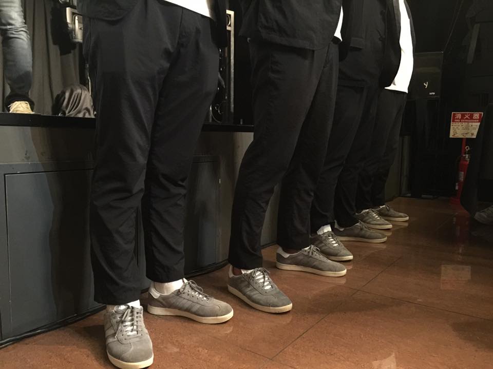 当然シューズもみんなお揃いですよ。