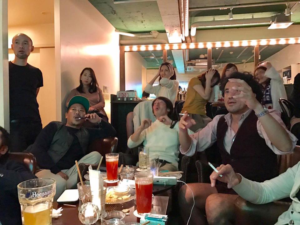 kisobarにて photo by 陽田