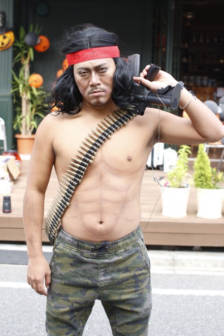 親友のワンボー。シックスパックがハンパない。